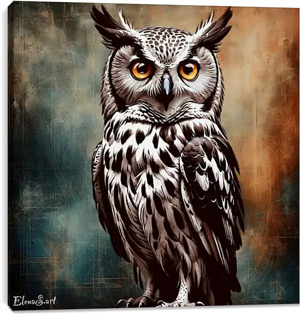 Постер на подрамнике - Owl 1