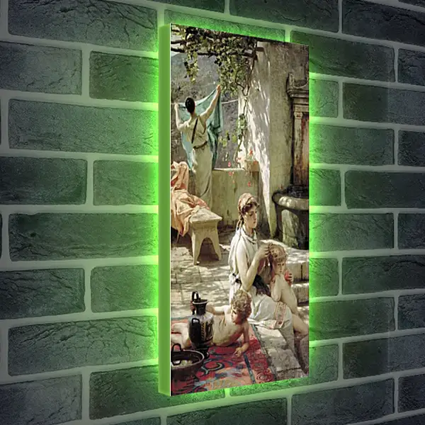 Лайтбокс световая панель - У водоема. Семирадский Генрих