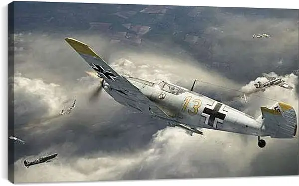 Постер на подрамнике - Самолет