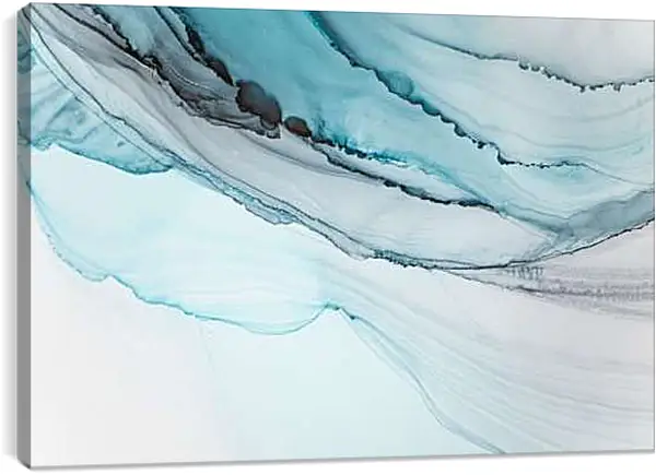 Постер на подрамнике - Abstract blue3. Mari Dein