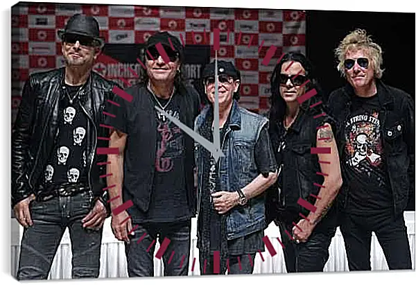 Часы картина - Скорпионс. Scorpions