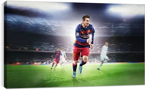 Постер на подрамнике - Лионель Месси. EA Sports