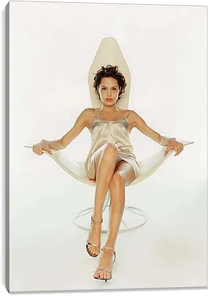 Постер на подрамнике - Angelina Jolie - Анджелина Джоли