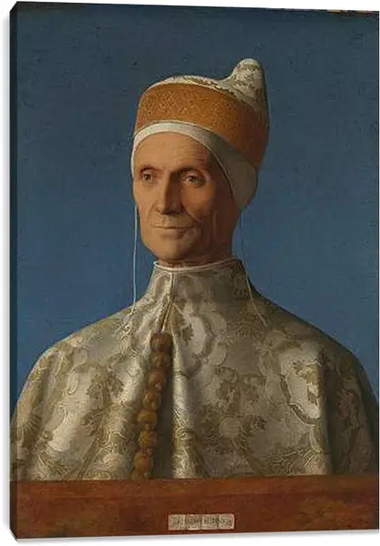 Постер на подрамнике - Doge Leonardo Loredan. Джованни Беллини