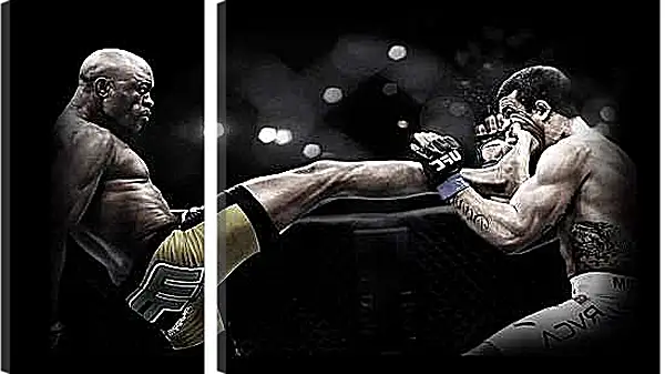 Модульная картина - UFC. MMA. Андерсон Сильва.