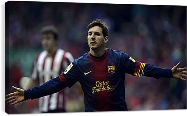 Постер на подрамнике - Лионель Месси