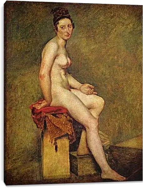 Постер на подрамнике - Mademoiselle Rose. Эжен Делакруа