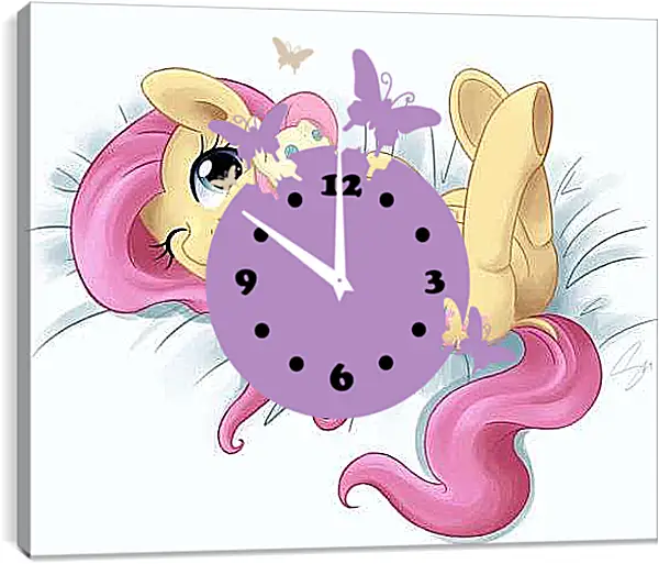 Часы картина - Пони