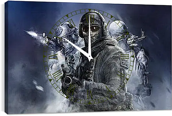 Часы картина - Call Of Duty