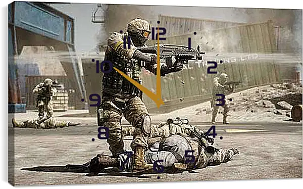 Часы картина - Battlefield: Bad Company 2