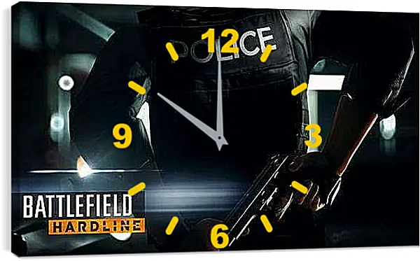 Часы картина - Battlefield: Hardline