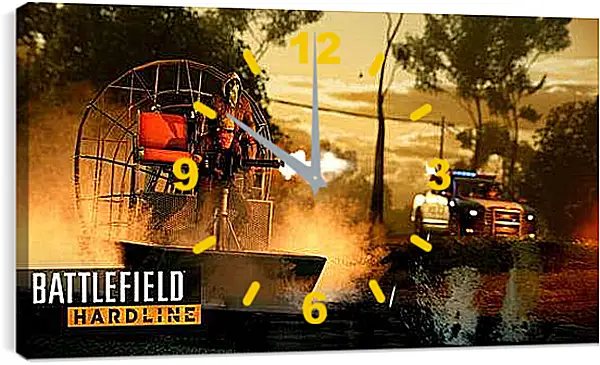 Часы картина - Battlefield: Hardline