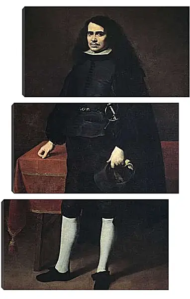 Модульная картина - Портрет неизвестного кабальеро. Бартоломе Эстебан Мурильо