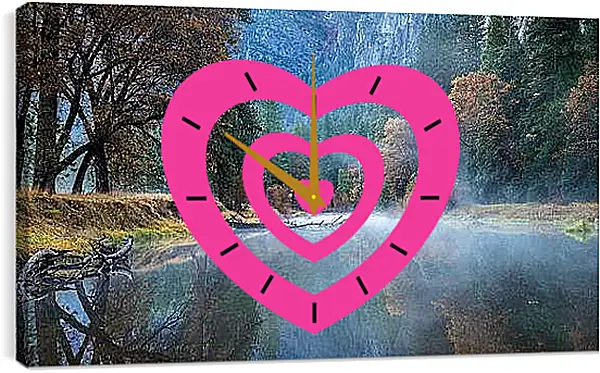 Часы картина - Осень