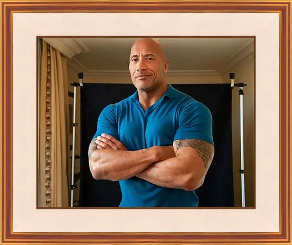Картина в раме - Dwayne Douglas Johnson. Дуэйн Джонсон (Скала)