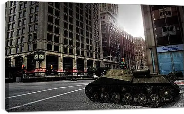 Постер на подрамнике - World Of Tanks