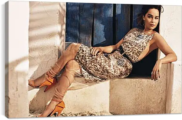 Постер на подрамнике - Эмилия Кларк. Emilia Clarke