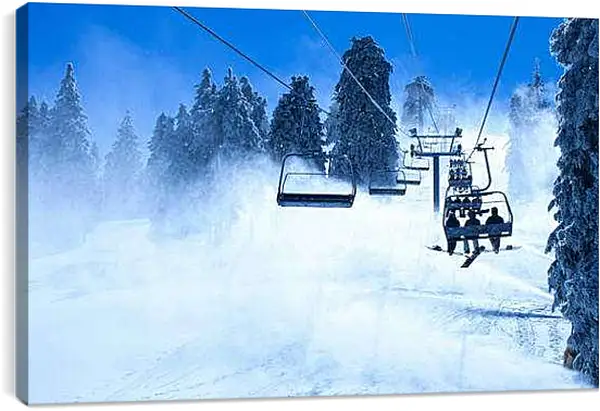 Постер на подрамнике - На пути к вершине