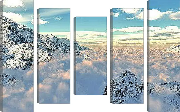 Модульная картина - Зима