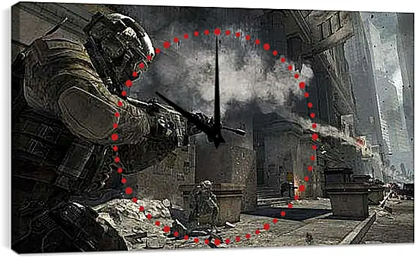 Часы картина - Call Of Duty