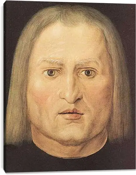Постер на подрамнике - Kopf eines Mannes - Голова мужчины. Альбрехт Дюрер