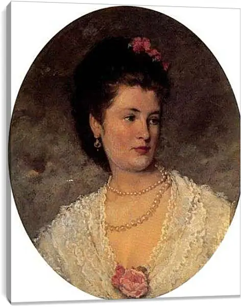 Постер на подрамнике - Женский портрет. Иван Николаевич Крамской