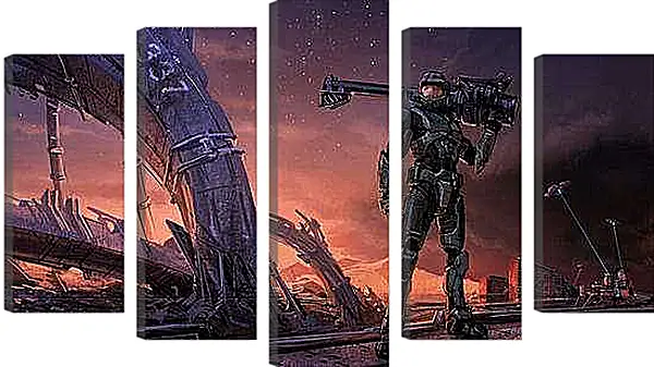 Модульная картина - Halo