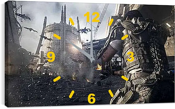 Часы картина - Call Of Duty: Advanced Warfare