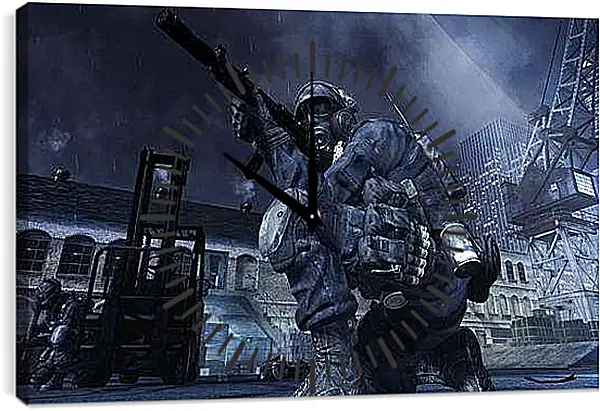 Часы картина - Call Of Duty