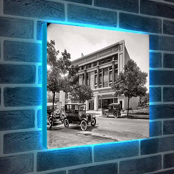 Лайтбокс световая панель - Америка в начале 20 века