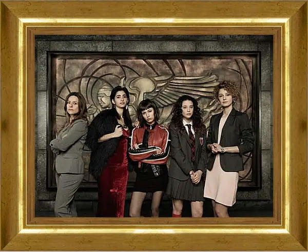 Картина в раме - Бумажный дом. La casa de papel