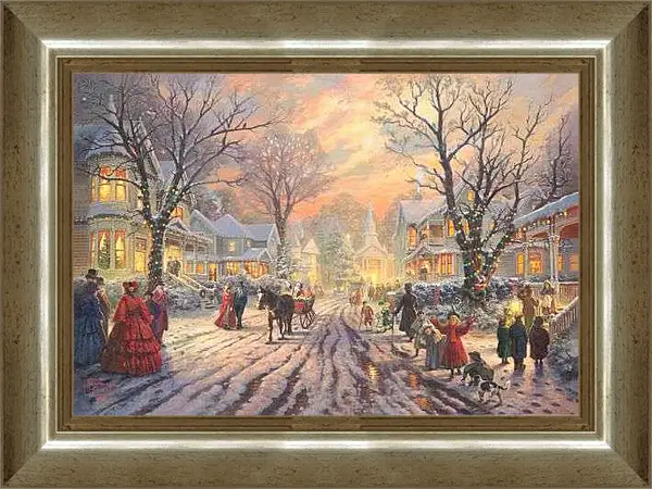 Картина в раме - Рождество