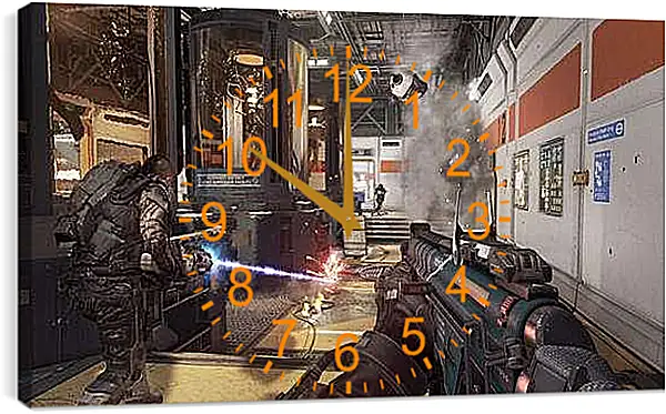 Часы картина - Call Of Duty: Advanced Warfare
