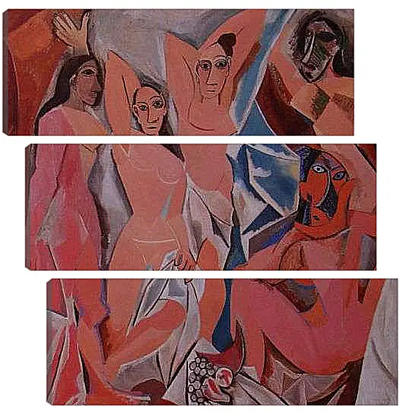 Модульная картина - Авиньонские девицы. Пабло Пикассо