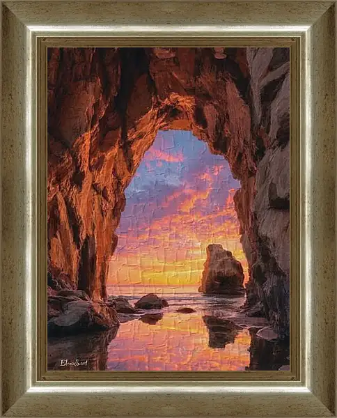 Картина в раме - Sunset 25