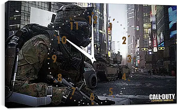 Часы картина - Call Of Duty: Advanced Warfare