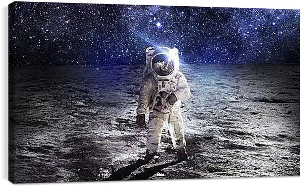 Постер на подрамнике - На неизведанной планете