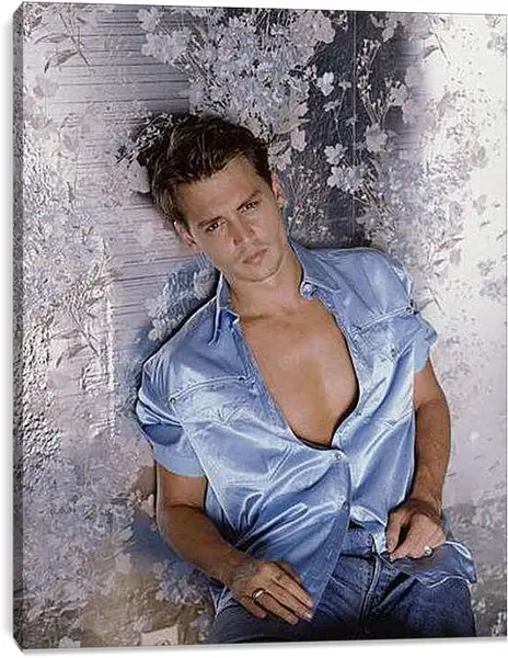 Постер на подрамнике - Johnny Depp - Джонни Депп
