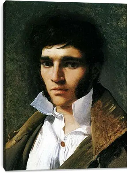 Постер на подрамнике - Portrait of Paul Lemoyne. Жан Огюст Доминик Энгр