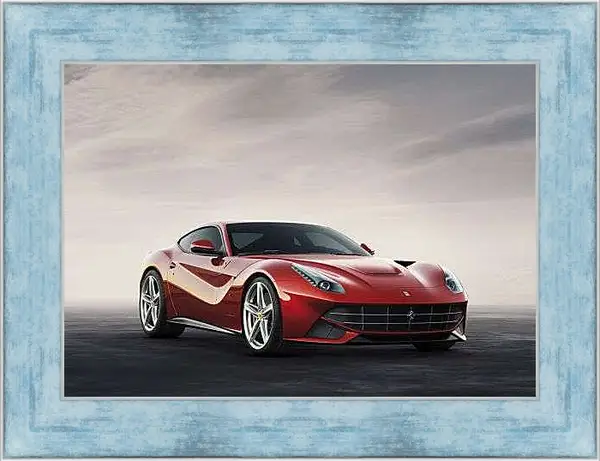 Картина в раме - Красная Феррари