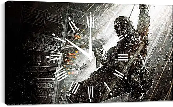 Часы картина - Call Of Duty: Black Ops