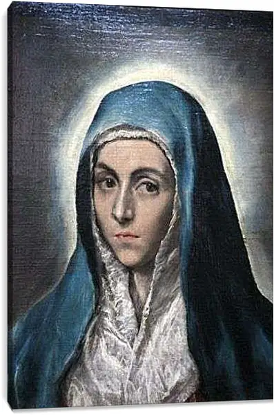 Постер на подрамнике - Mater Dolorosa. Эль Греко