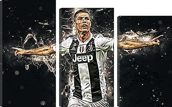 Модульная картина - Гол Криштиану Роналду