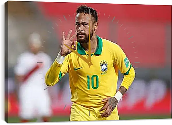 Часы картина - Неймар. Neymar