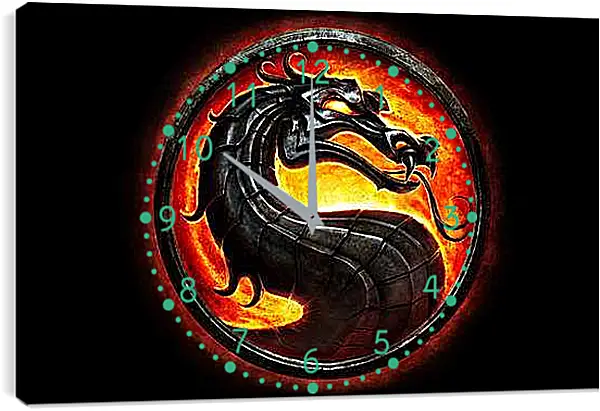 Часы картина - Mortal Kombat