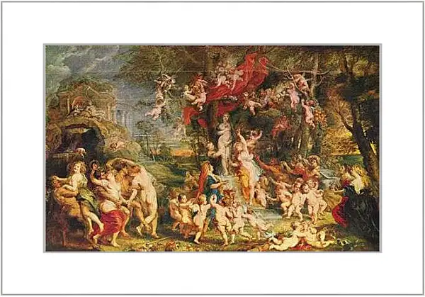 Картина в раме - Праздник Венеры. Питер Пауль Рубенс