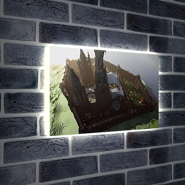 Лайтбокс световая панель - Minecraft