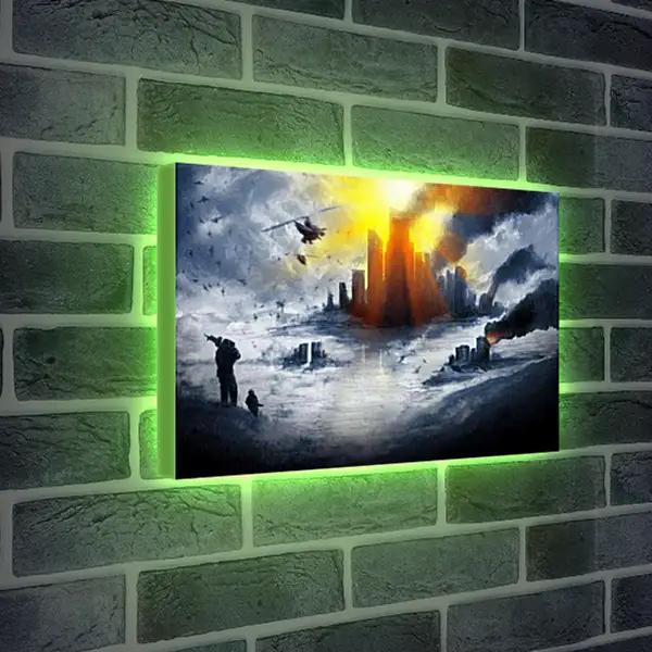 Лайтбокс световая панель - Battlefield 4