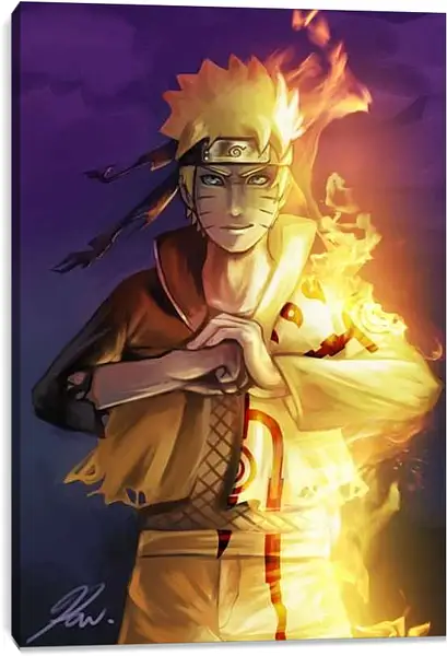 Постер на подрамнике - Сила Наруто