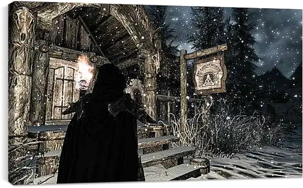 Постер на подрамнике - The Elder Scrolls V: Skyrim
